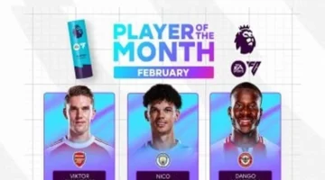 6 لاعبين في قائمة المرشحين لجائزة أفضل لاعب بالدوري الإنجليزي لشهر فبراير